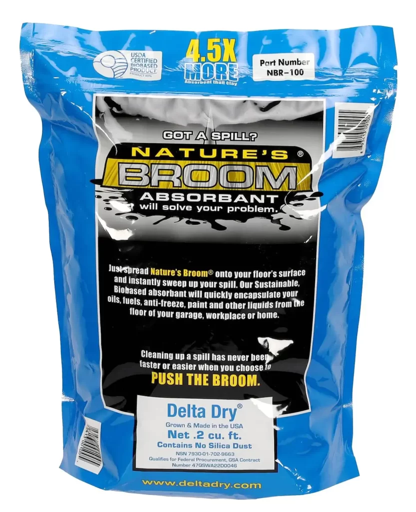 bag of Nature's Broom absorbant